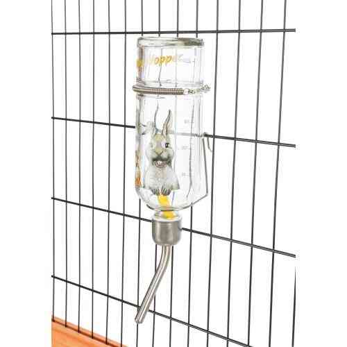 Поилка Trixie Honey and Hopper для грызунов автоматическая стеклянная 250 мл Киев