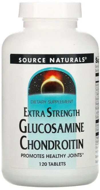 Глюкозамін і хондроїтин Source Naturals Glucosamine Chondroitin 120 таб Київ - фото 1