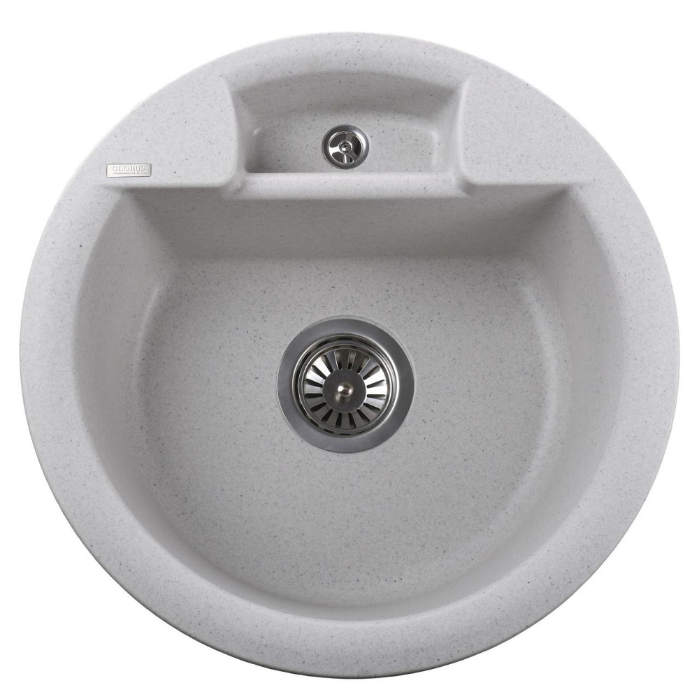 Гранітна мийка Globus Lux GURON перлина 480мм (000008100) Київ - фото 1