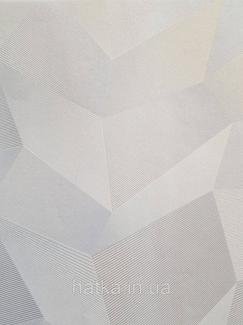 Шпалери метрові вінілові на флізеліні Sintra Vila геометрія фігури 3д сірі білі сріблясті 534601 Київ - фото 2