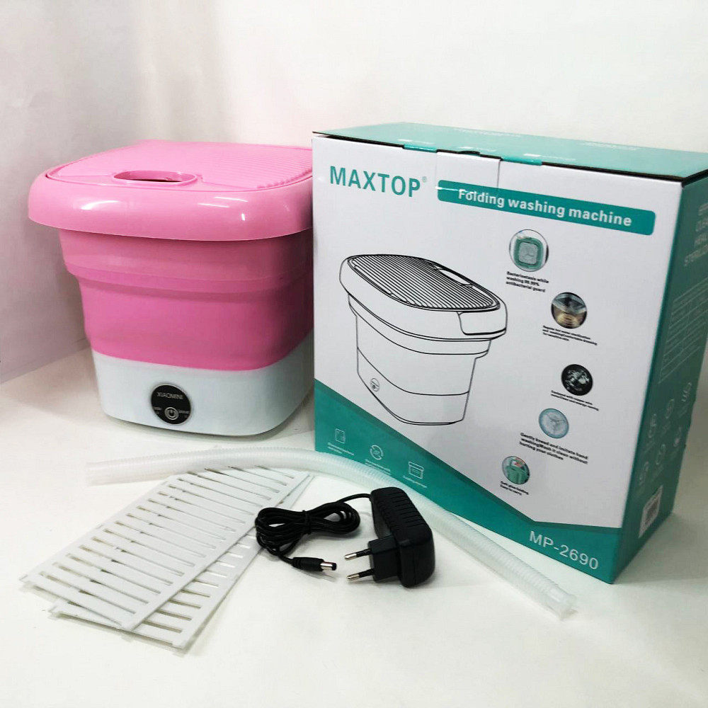 Міні пральна машина для шкарпеток MAXTOP, Малогабаритна пральна машина, Пральна UW-772 машина переносна Київ - фото 10