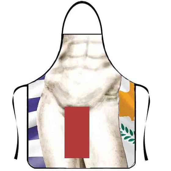 Фартух чоловічий з голим торсом прикольний 80 на 60 см різнобарвний Київ