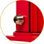 Душ солнечный  алюминиевый с мойкой для ног. красный A620/3027. 22 л Киев - изображение 7