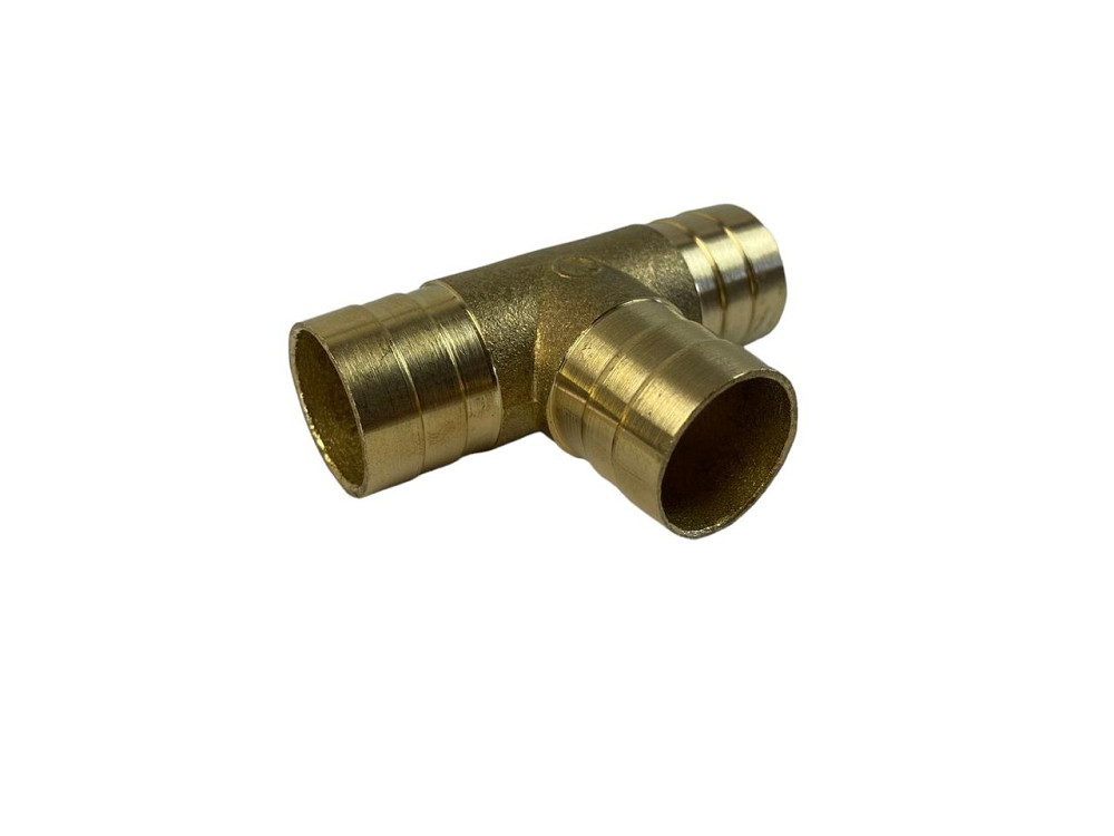 Перехідник шлангів обігрівача (D 22х22х22) латунь (трійник) Мукачево - фото 2