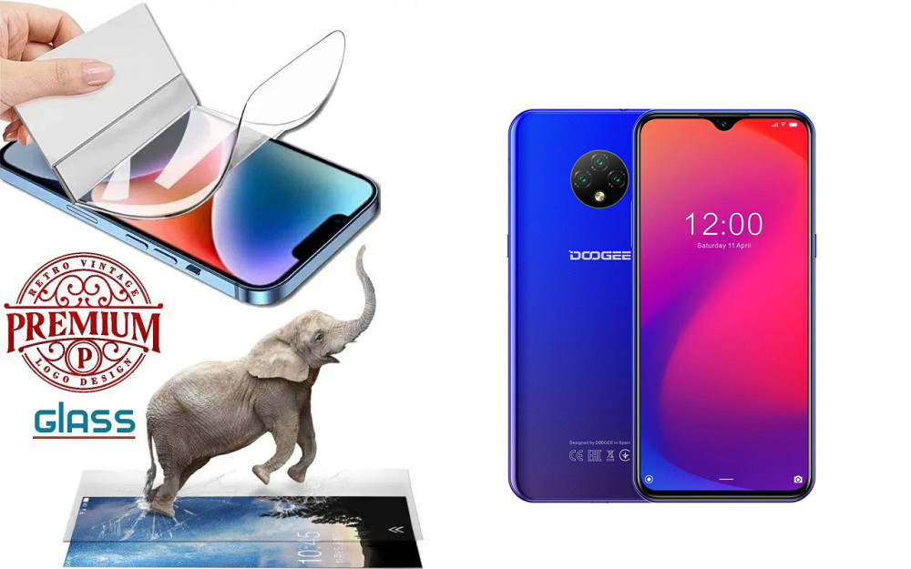 Полиуретановая пленка DOOGEE X95, Premium, толщина 0,2 мм Киев - изображение 1