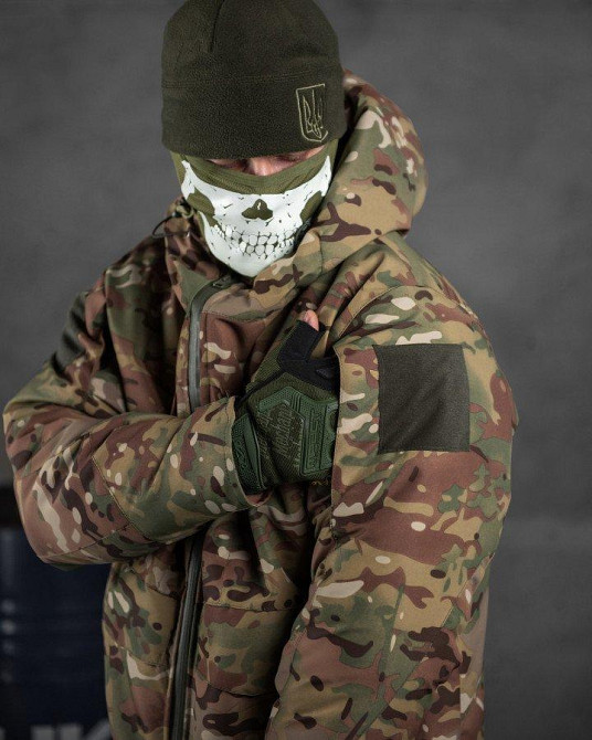 Зимові водовідштовхувальні куртки taslan мультикам теплозберігаюча підкладка омніхіт срібло Одеса - фото 5