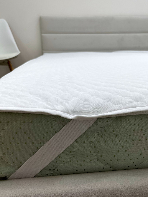 Ecotton Наматрацник Aqua-stop Ecotton Jaсquard 90х200 см водонепроникний жакардовий з резинкою Киев - изображение 3