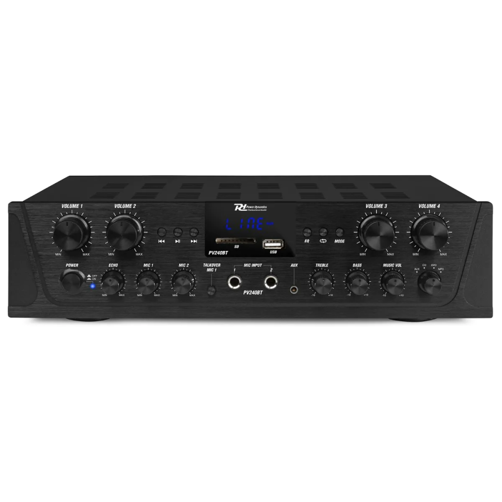 Power Dynamics PV240BT 4-зонная  усилитель 400 Вт Ровно - изображение 1