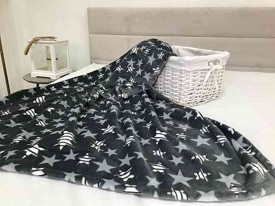 Ecotton Плед Ecotton дитячий 110х140 см із мікрофібри Well Soft сірий Зірки ( ) Коломия