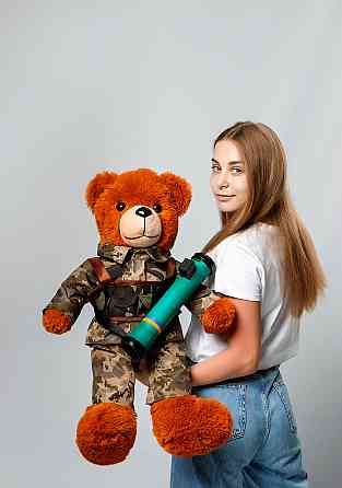 Плюшевий мішка зсу, Плюшевий ведмідь ЗСУ 80 см Тернопіль