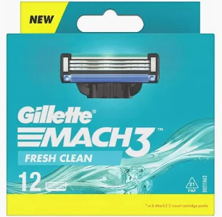 Змінні картриджі для гоління Gillette Mach3, 12 шт Київ