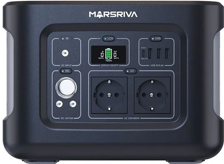 Зарядна станція Marsriva MP6 600Вт (512Вт/г) LiFePo4, PD 60Вт Київ - фото 1