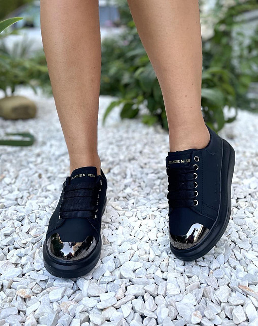 Veagia Кроссовки женские VEAGIA черные эко-шкіра 36р.-22.5см.( -1) Коломия - фото 10