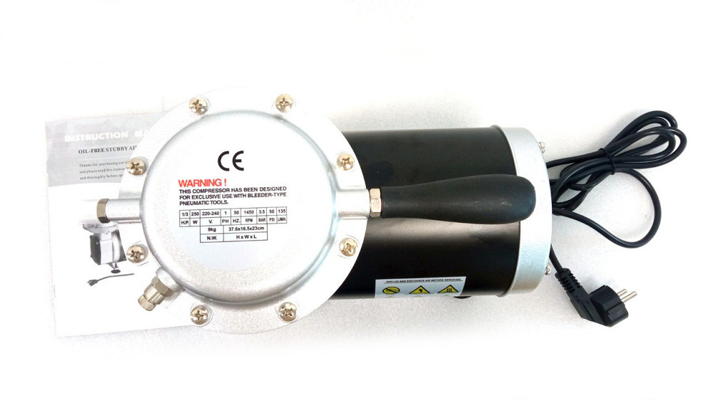 Компрессор мини мембранный 3.5bar, 135л/мин PARTNER PA-AS09 Одесса - изображение 3