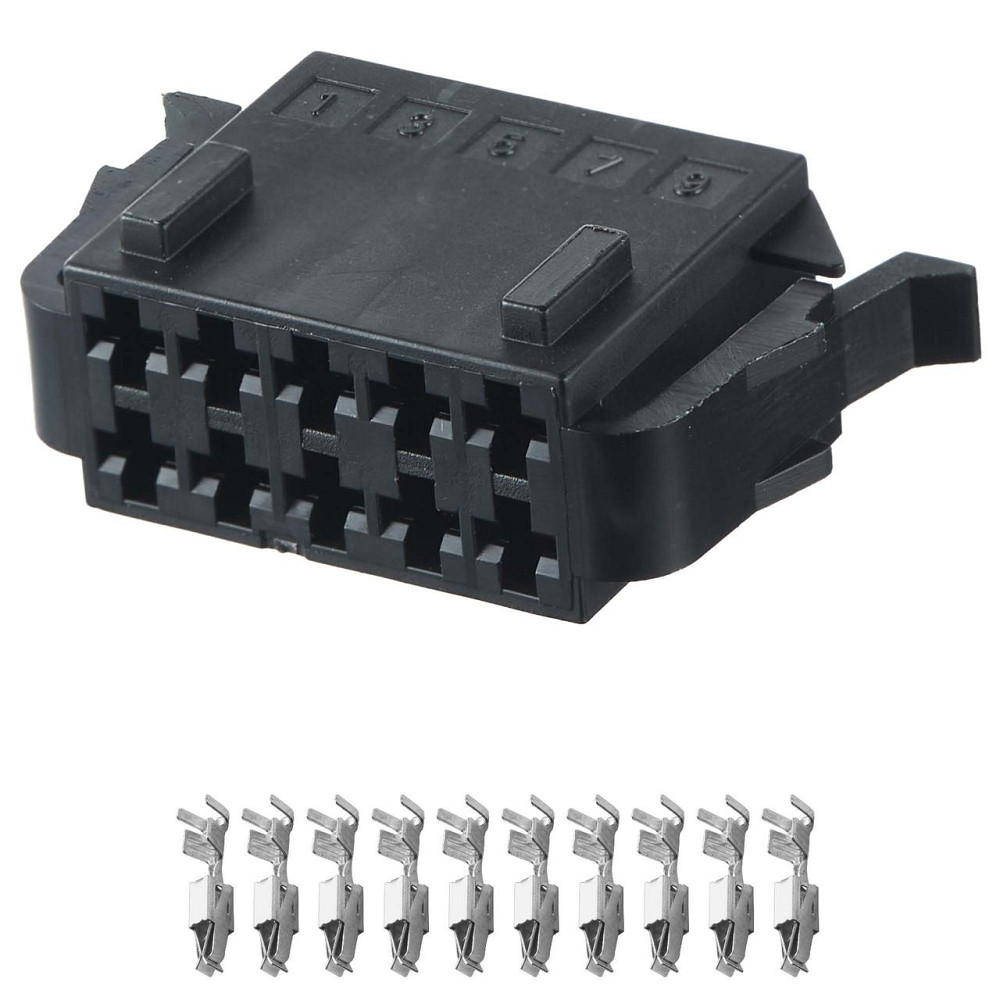 Роз'єм конектор 10-кон., 191972725, 1-929623-1, VAG, TE Германия, Франция, Германия, Audi, Bugatti, Porsche, Seat, Skoda, VW Київ - фото 1