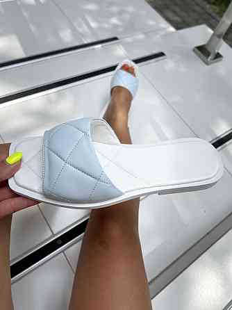 Asti Шльопанці жіночі ASTI 0113 блакитні (літо, шкіра натуральна) (4429) Коломия