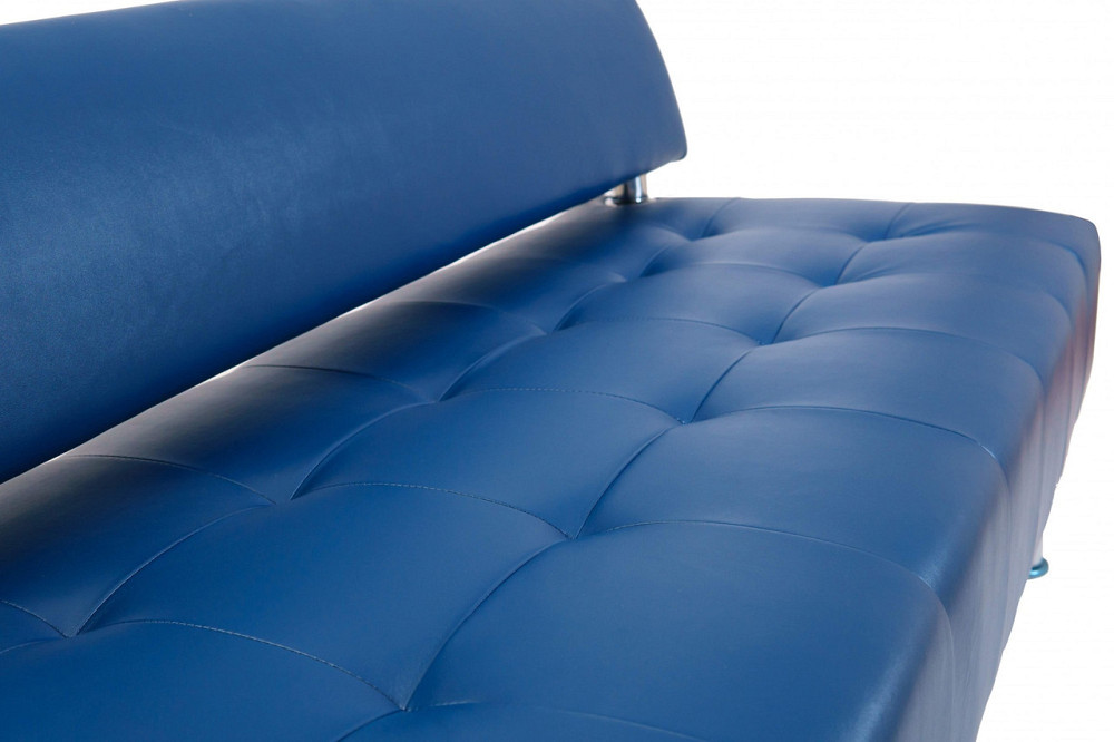 Диван Office Boom двійка зі спинкою 1550х650х750 Синій Київ - фото 4