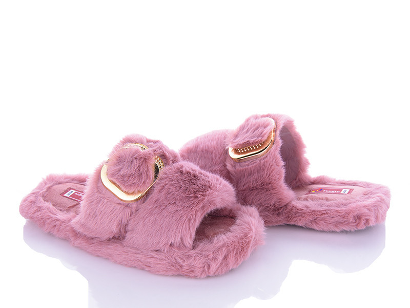 Женские тапочки домашние мягкие меховые Розовые Одесса - изображение 5