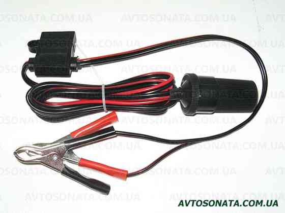 Переходник клеммы-прикуриватель 2.0m КА-У12103 с предохранителем Винница