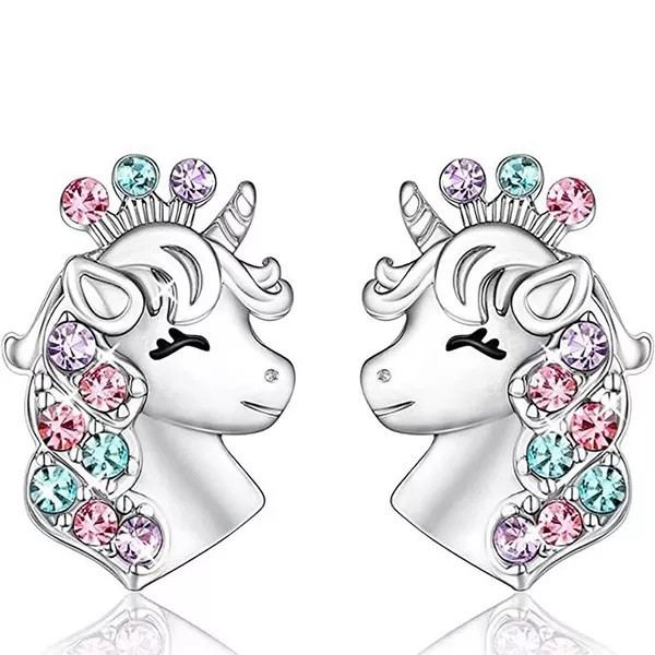 Бижутерия с единорогом набор под серебро, в наборе все что на фото Киев - изображение 3