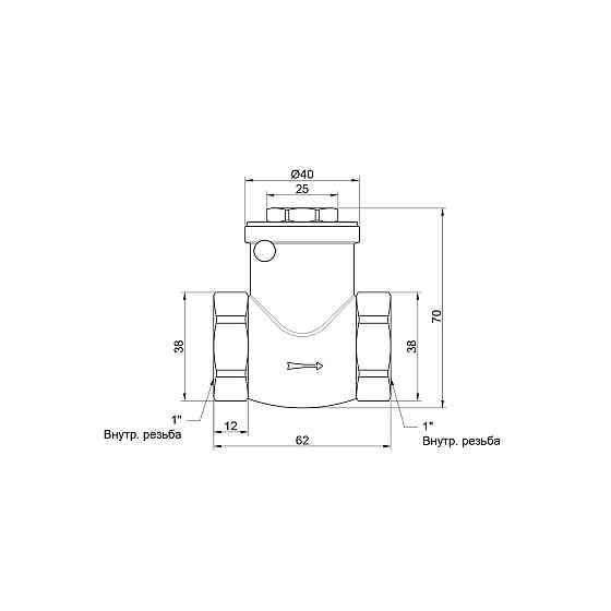 Зворотний клапан Thermo Alliance Standart 1" SD242W25 Київ