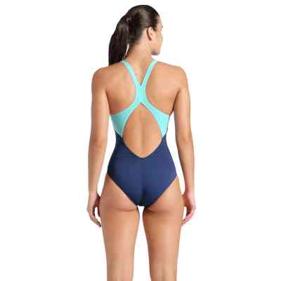 Купальник Arena Dreamhline Swimsuit V Back 008328-780 синій, бірюзовий 36 (3468337419013) Винница