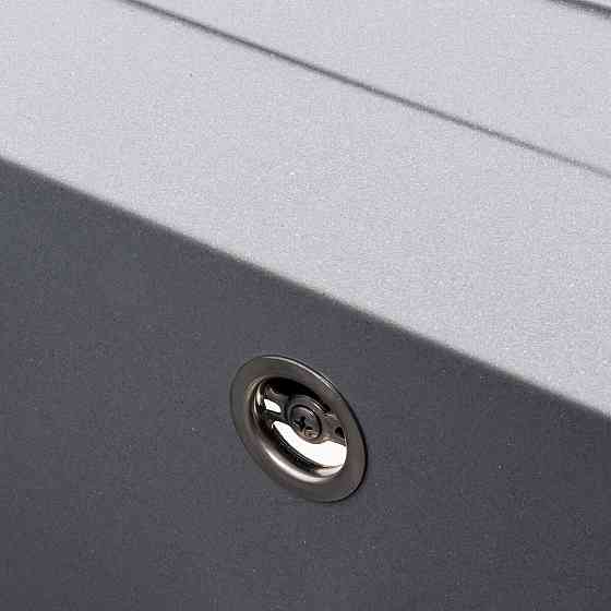 VALESO Гранітна мийка для кухні VALESO CASCADA 7050 матова Сірий металік Коломыя