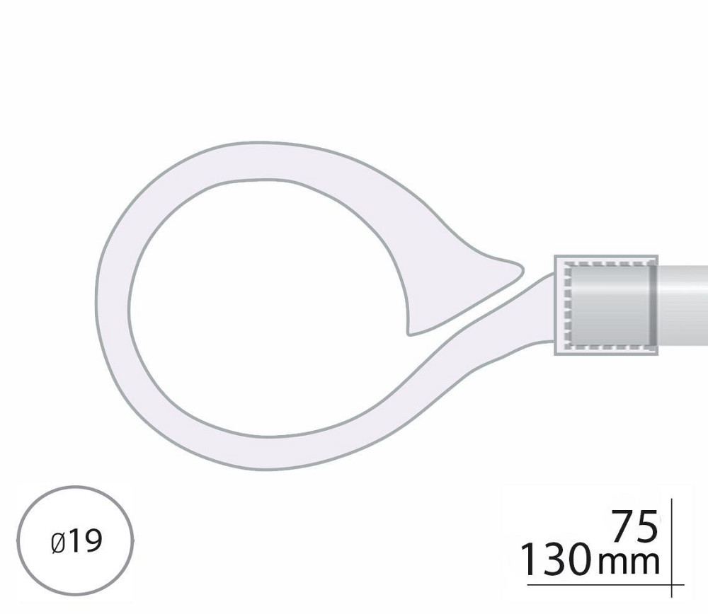 Закінчення для карнизу Orvit СКІПТА 19 мм АНТИК Львів - фото 2