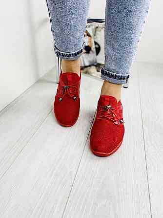 No brend Кросівки жіночі L-132 червоні (весна-осінь, сітка) (1499) 36р.37р.38р. Коломыя