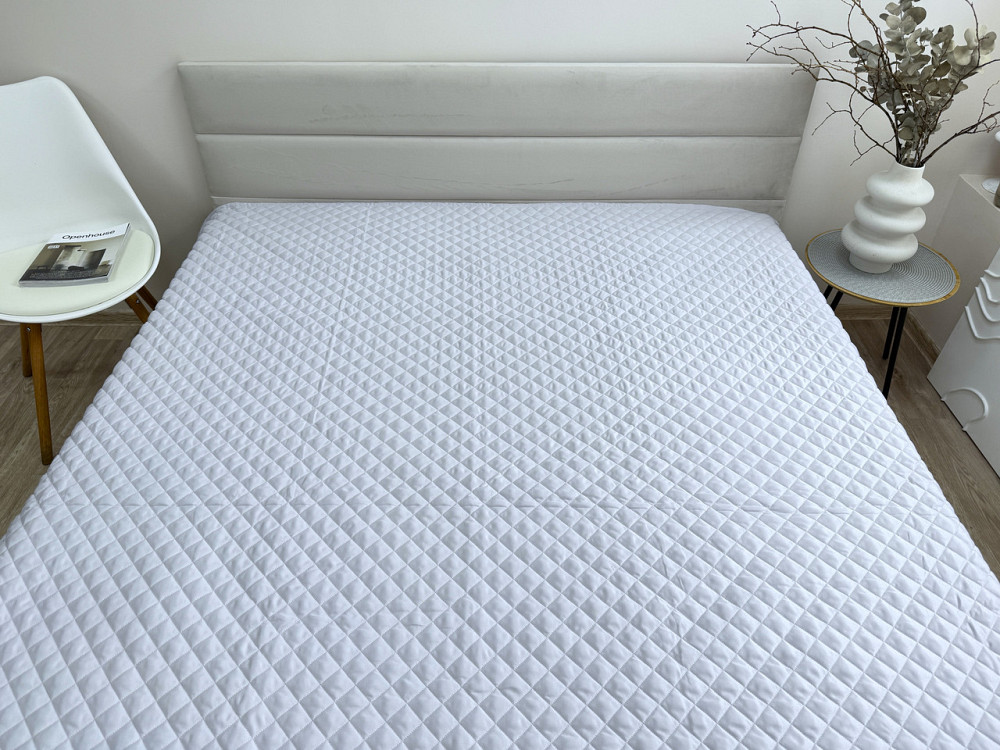 Ecotton Покривало Ecotton 150х220 см антиалергенне з полісатину світло-сірого кольору Light Gre Коломия - фото 7