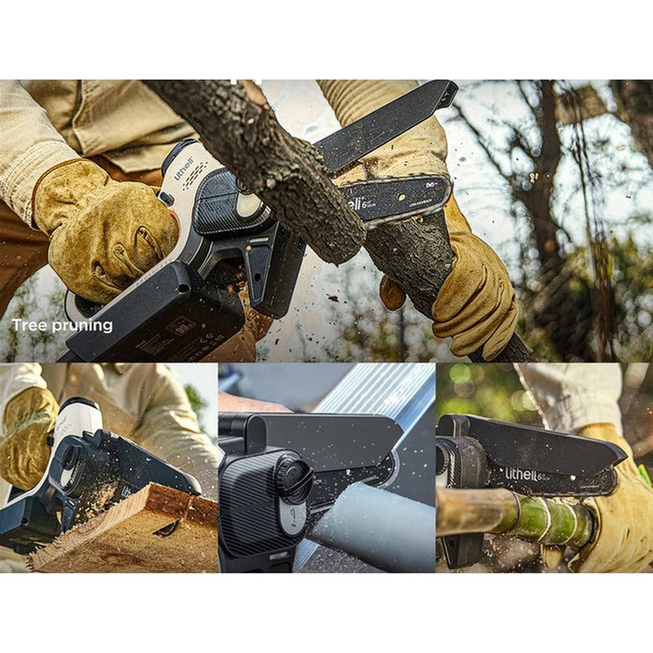 Аккумуляторная мини-пила бесщеточная Litheli от павербанка УМБ Litheli PowerBank 10000 мАч 45Вт DP-50 Львов - изображение 1