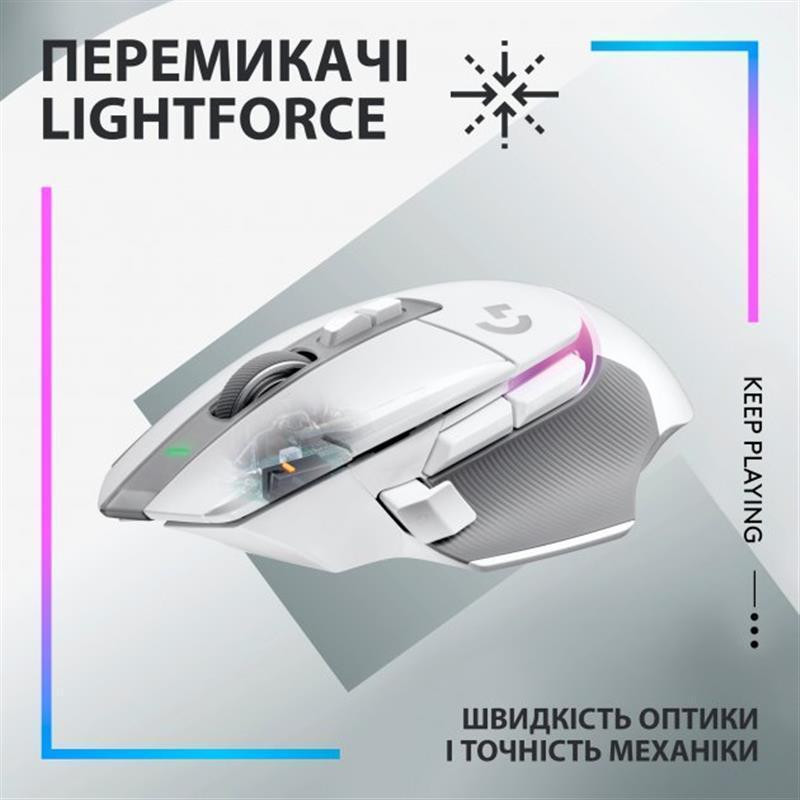 Миша бездротова Logitech G502 X Plus White (910-006171) Білий Харків - фото 12