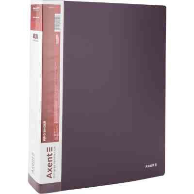 Папка на кільцях Axent А4 з 4-ма кільцями 700 мкм 35 мм Сливова (1208-11-A) Вінниця