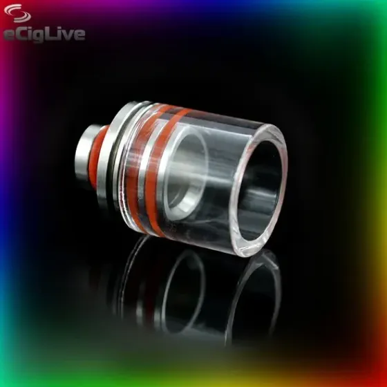 Широкий скляний 16 мм мундштук (Drip Tip) 510 Київ