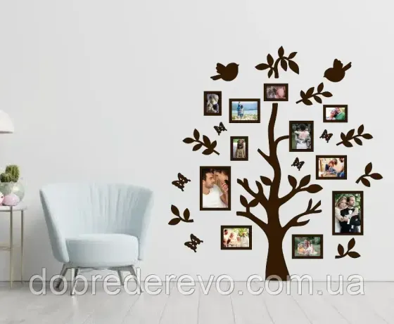 Семейное дерево Tit tree фото рамок, Родовое дерево Синички Вижница