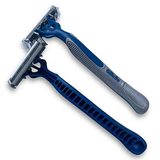 Одноразові бритви Gillette Blue II Maximum 8 шт — чоловічі бритви з подвійними лезами Харків