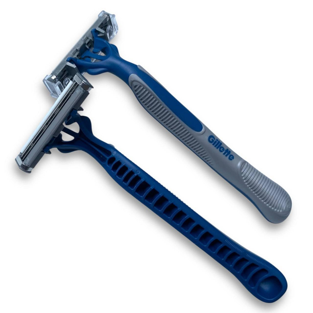 Одноразові бритви Gillette Blue II Maximum 8 шт — чоловічі бритви з подвійними лезами Харків - фото 2