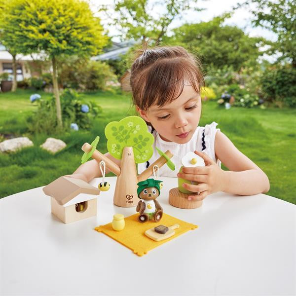 Дерев'яний набір Hape Ведмедик і бджоли (E3415) Харків - фото 6