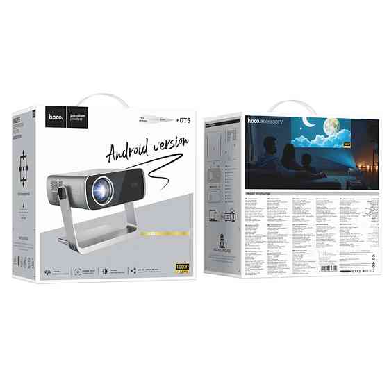 Проектор HOCO DT5 Smart electric focus projector(1080P Android version) Київ