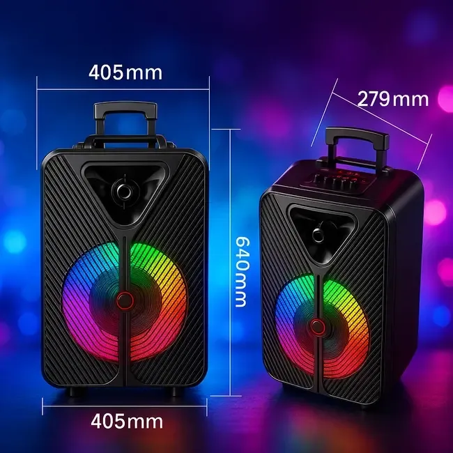 Бездротова караоке-колонка із двома мікрофонами SPS ZQS15123 Коломыя - изображение 2