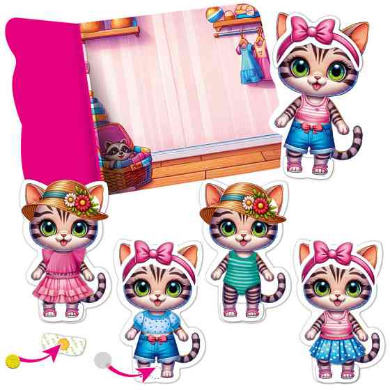 Игра развивающая с липучками 