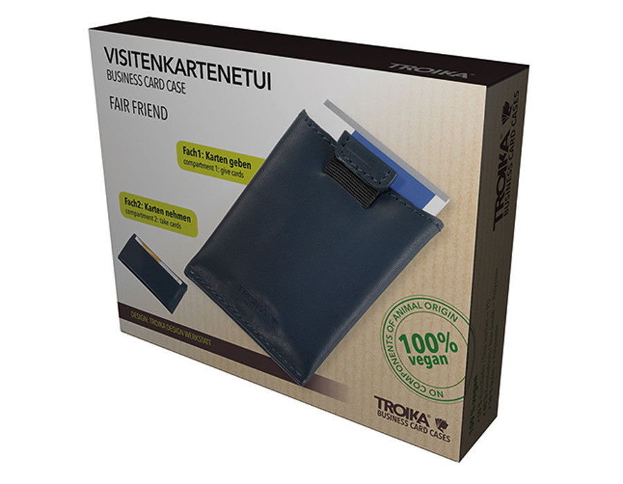 Візитниця Troika Fair Friend, темно-синя Рівне - фото 2