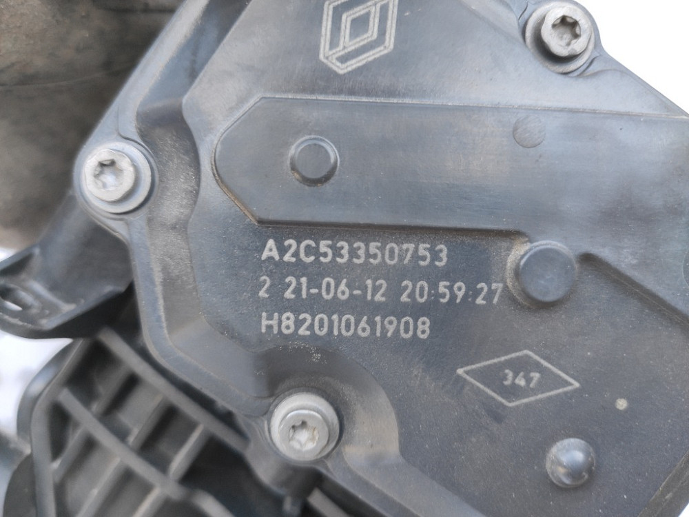 Дросельна заслінка Renault Megane III 1.6 dci 2008-2015 (8201061908) Ковель - фото 5