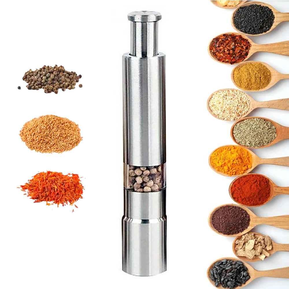 Млин для солі та перцю XL-552,з нержавіючої сталі SBR Київ - фото 1