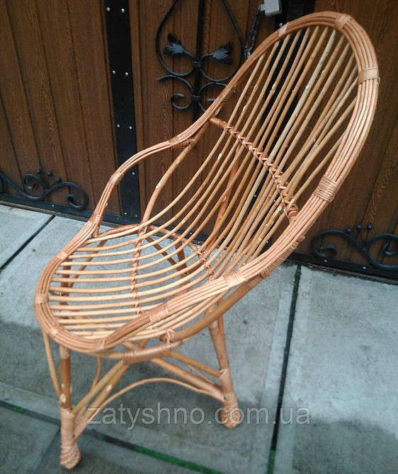 Кресло балконное плетеное с подлокотниками Киев - изображение 9