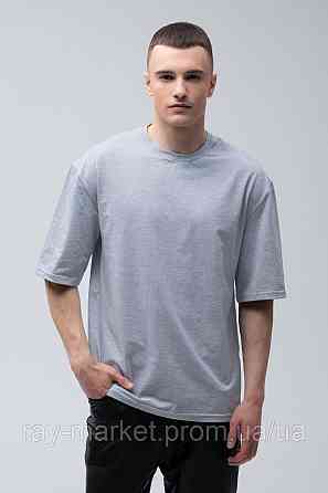 Набір футболок оверсайз чоловічих 2 шт "U0104-Grey-Lemon" L/XL Київ