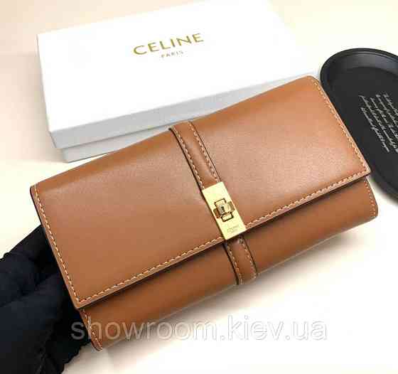 Жіночий брендовий гаманець Celine (924) brown Київ