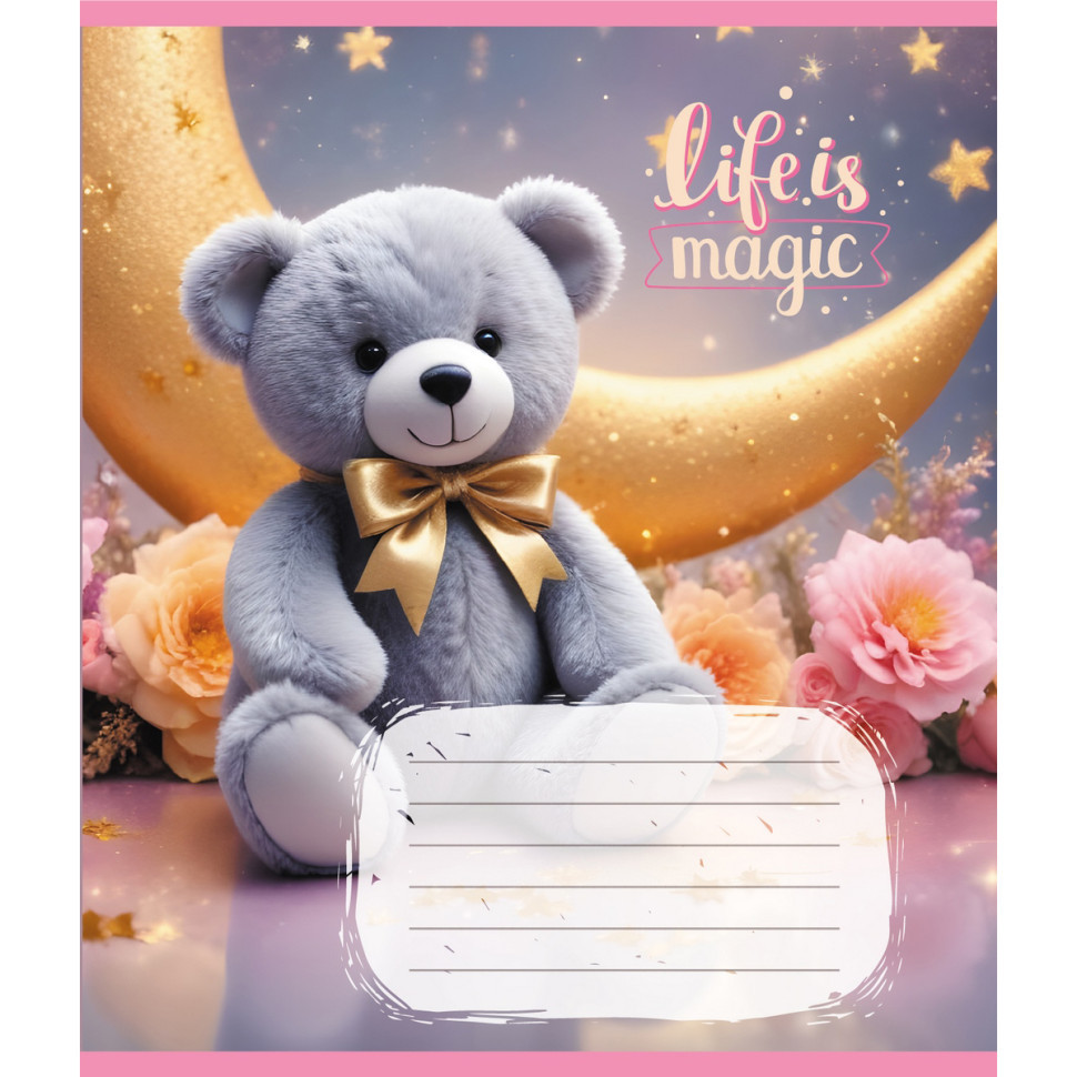 Зошит учнівський "Тедді" 012-500363K-5 в клітинку, 12 аркушів Вінниця - фото 1