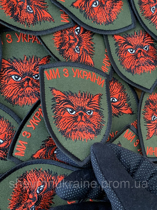 Шеврон Ми з України (Форма щит. На липучці) Розмір 8.5x7см Київ - фото 5