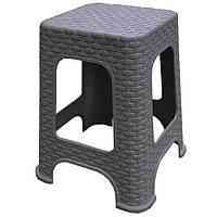 Табурет ротанг великий 378х378х455мм (в асортименті) Харків